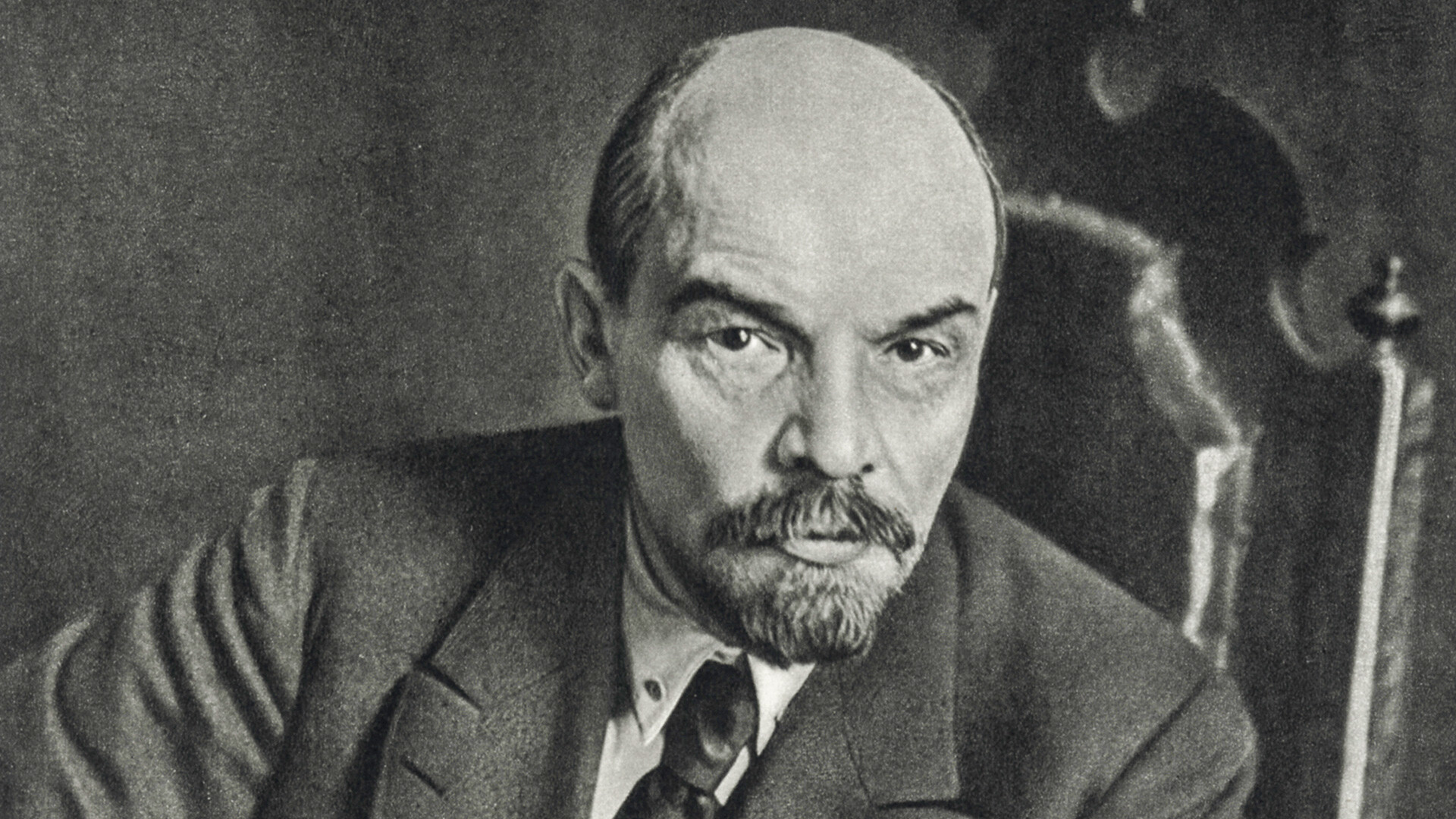 Vladímir Lenin en el III Congreso Mundial de la Internacional Comunista. Moscú, marzo de 1919.
                    Fototeca Gilardi/Getty Images